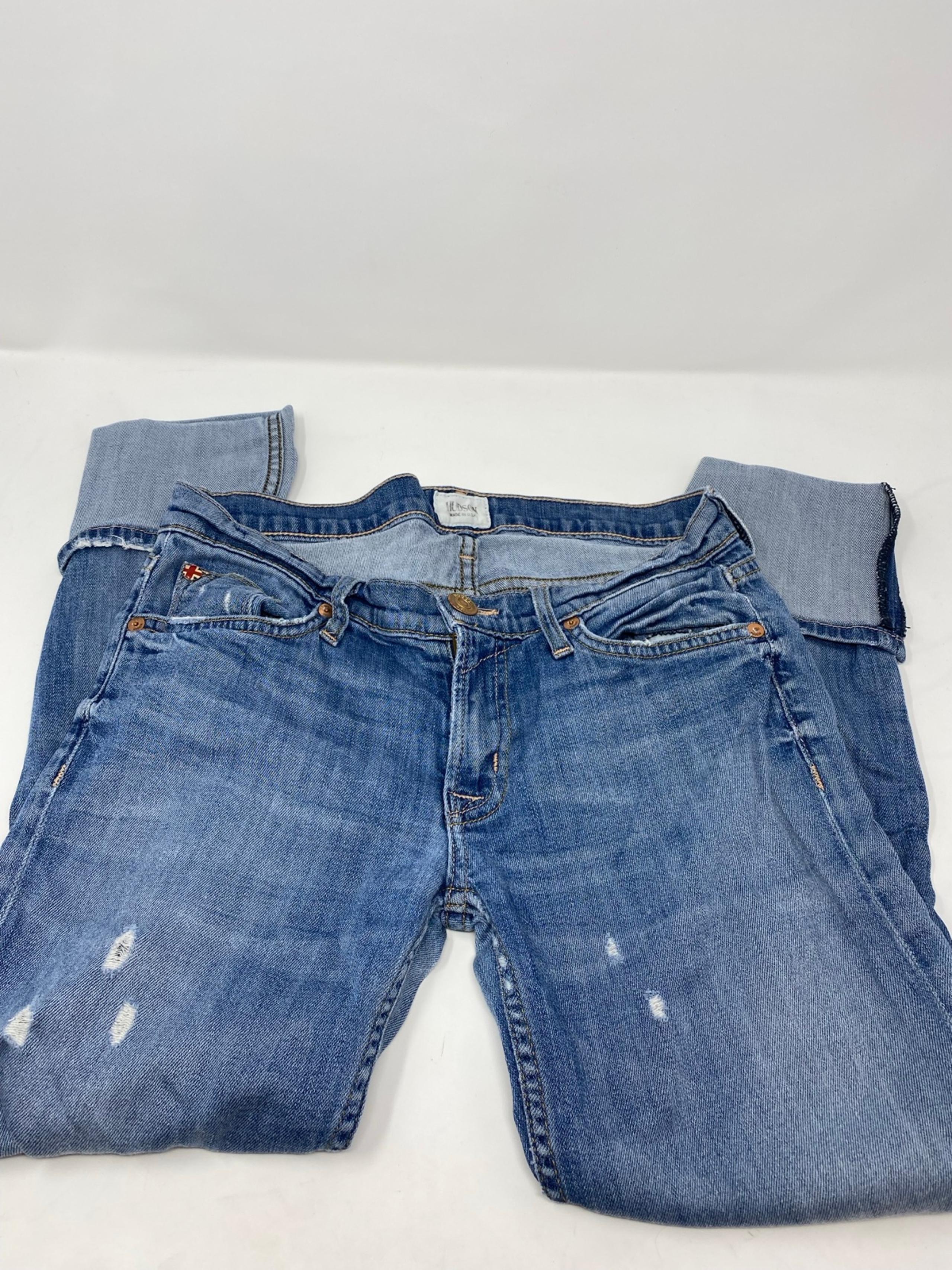 Women’s Hudson Jeans Muse Cropped Skinny Jeans with 5” Cuff   Size 26
