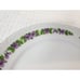 (D) Mitterteich Bavaria Germany Salad Plate Violet Floral 7.5 Lot 5