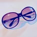 Vivienne Westwood VW76602 Women’s Brown Oversized Sunglasses & Zip Case