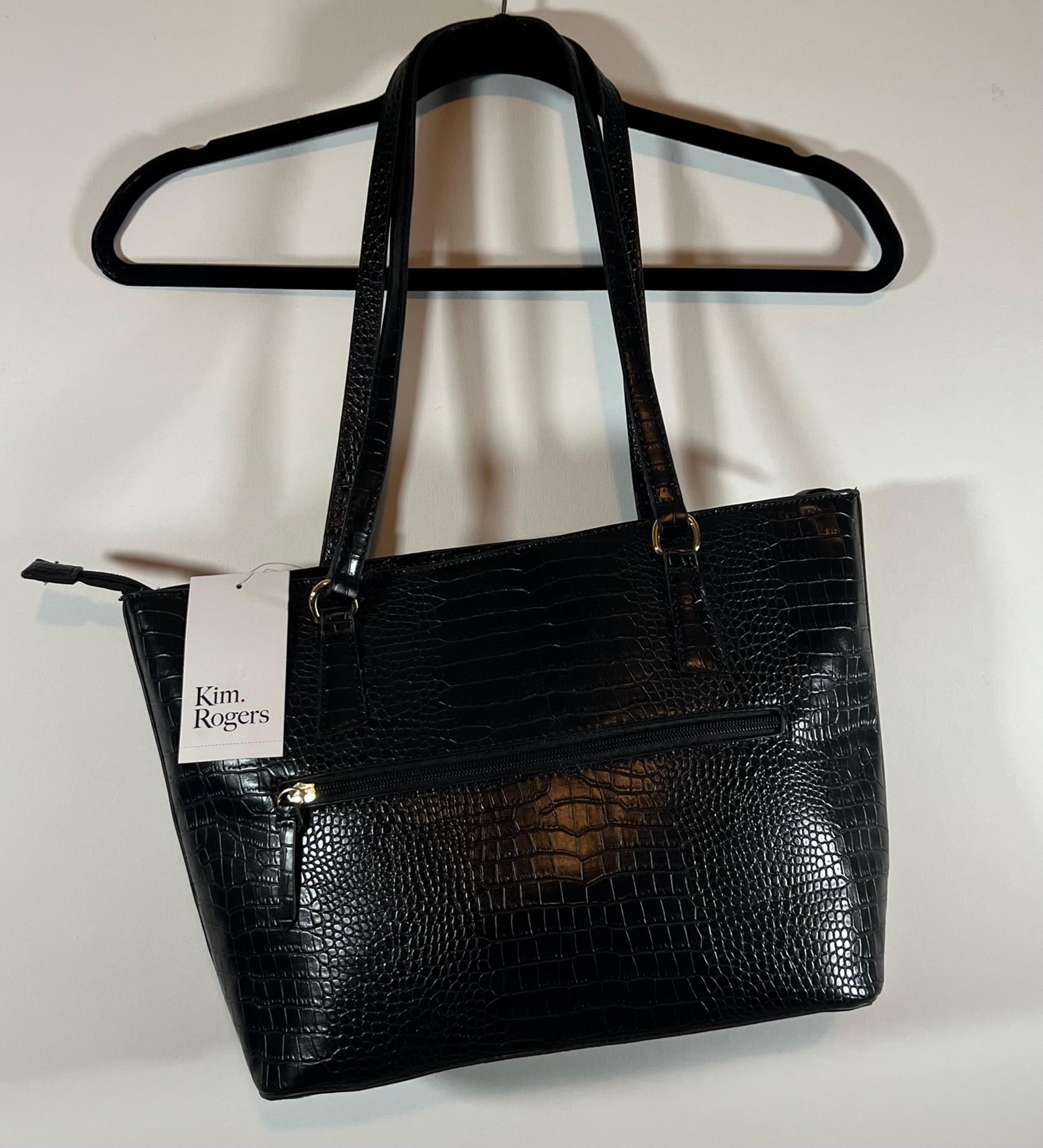 KIM ROGERS  WOMEN SHOULDER BAG/TOTE BLACK NWT