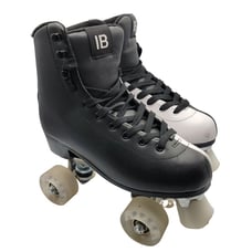 Intentionally Blank Rollout Partner Skates Black White Womens Size 39 - 8.5-9
