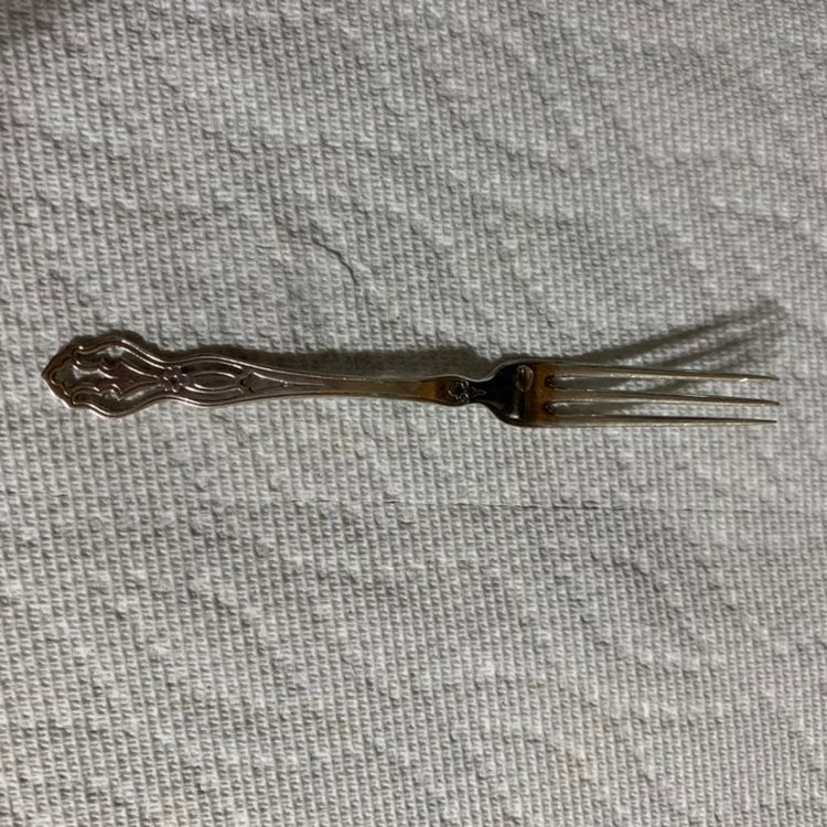 Sterling Silver Strawberry Fork