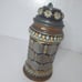 1900s German Stein Tankard 20 Inlaid Thaler Replicas dated 1859-1871 Antique.