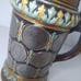 1900s German Stein Tankard 20 Inlaid Thaler Replicas dated 1859-1871 Antique.