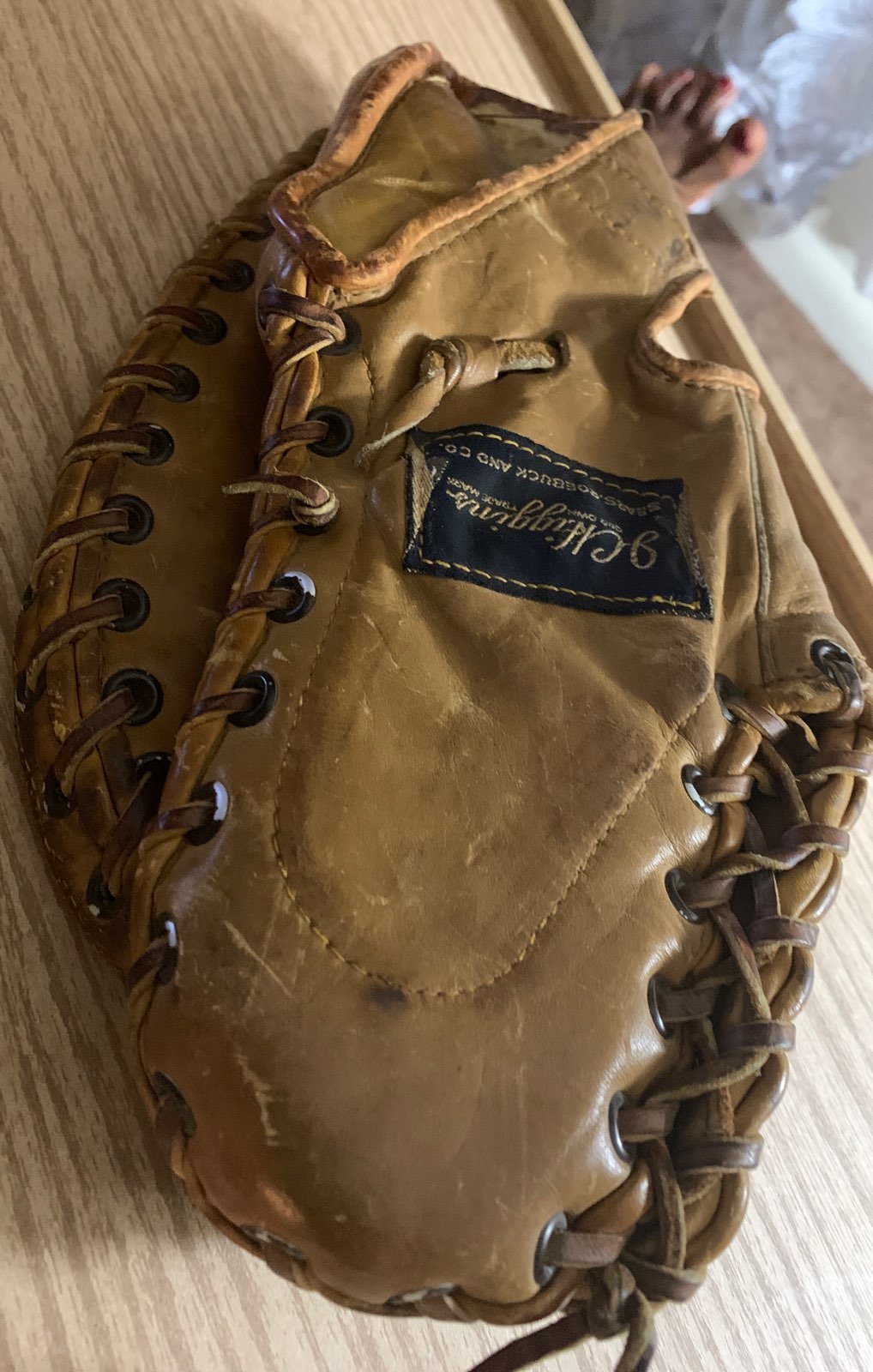 1882 vintage baseball glove