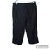Talbots Signature 100% Linen Women's Black Wide Leg Pants Size 14