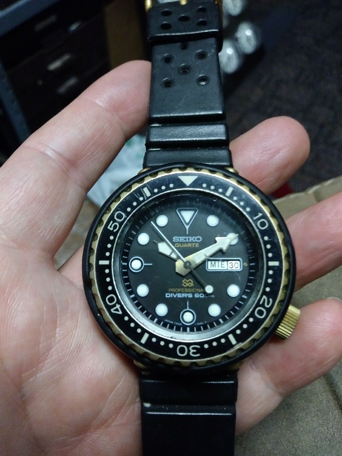 Seiko Vintage Golden Tuna Very Rare Watch