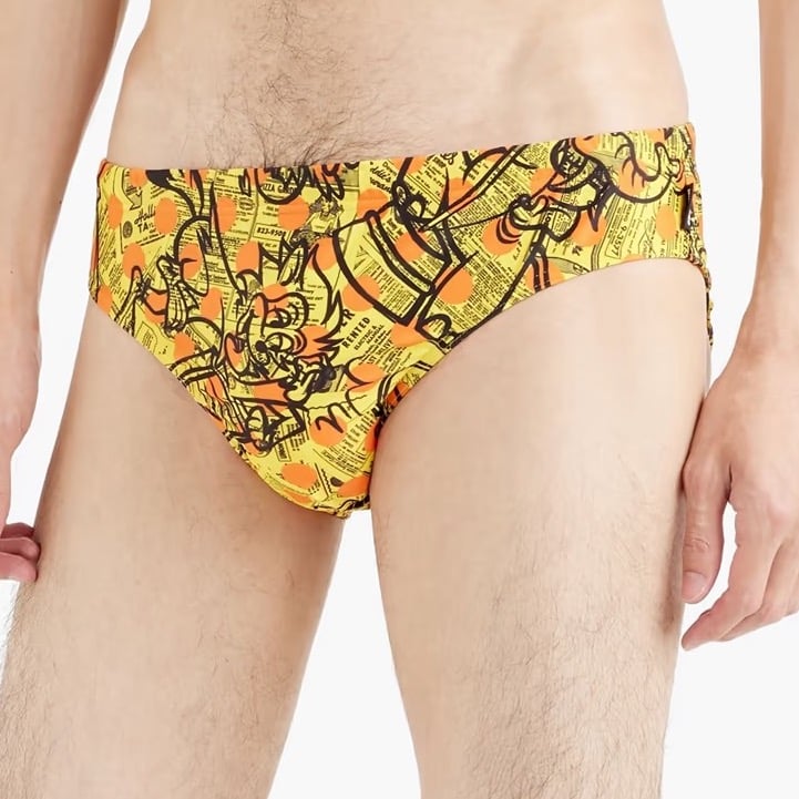MOSCHINO Printed swim briefs