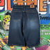 GV Gallery Floral Embroidered Striped Jorts Size 30”
