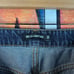 GV Gallery Floral Embroidered Striped Jorts Size 30”