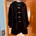 Vintage Royal Plush Black faux fur ladies tailored coat