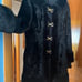 Vintage Royal Plush Black faux fur ladies tailored coat