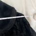 Vintage Royal Plush Black faux fur ladies tailored coat