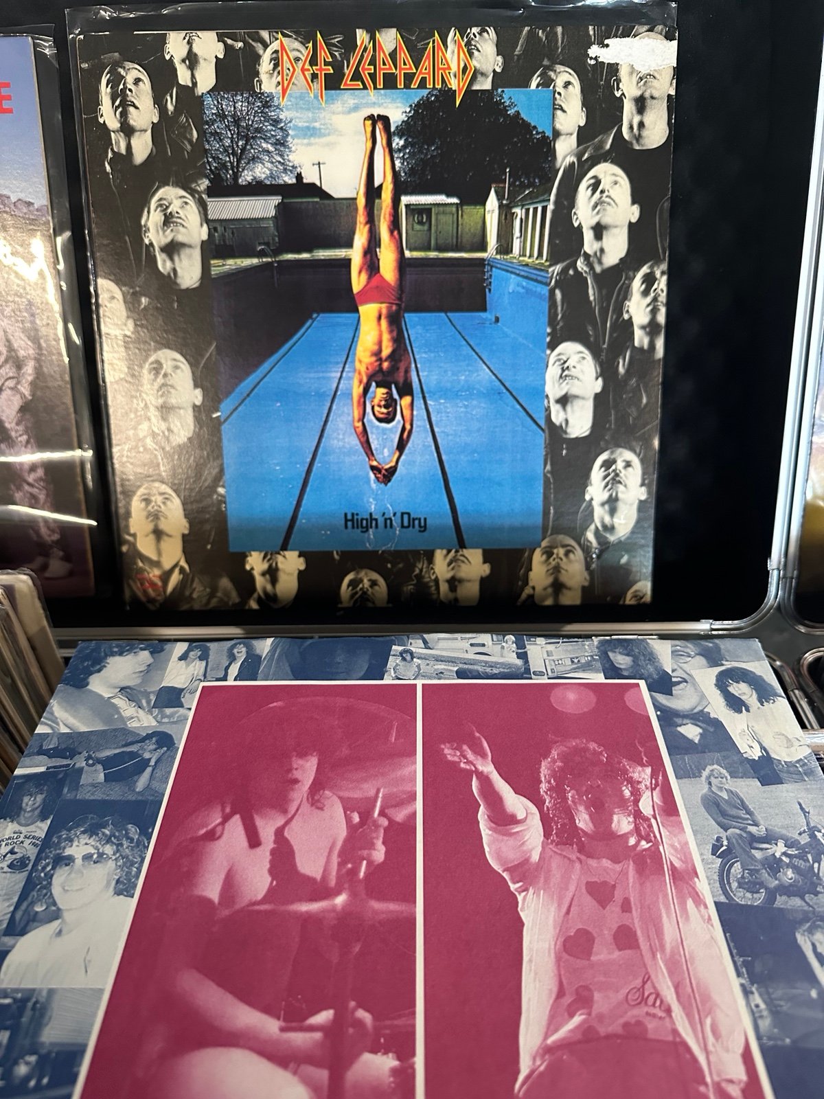 Vintage Def Leppard High N Dry Vinyl Record