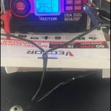 Vector car battery charger,starter and alternator checker