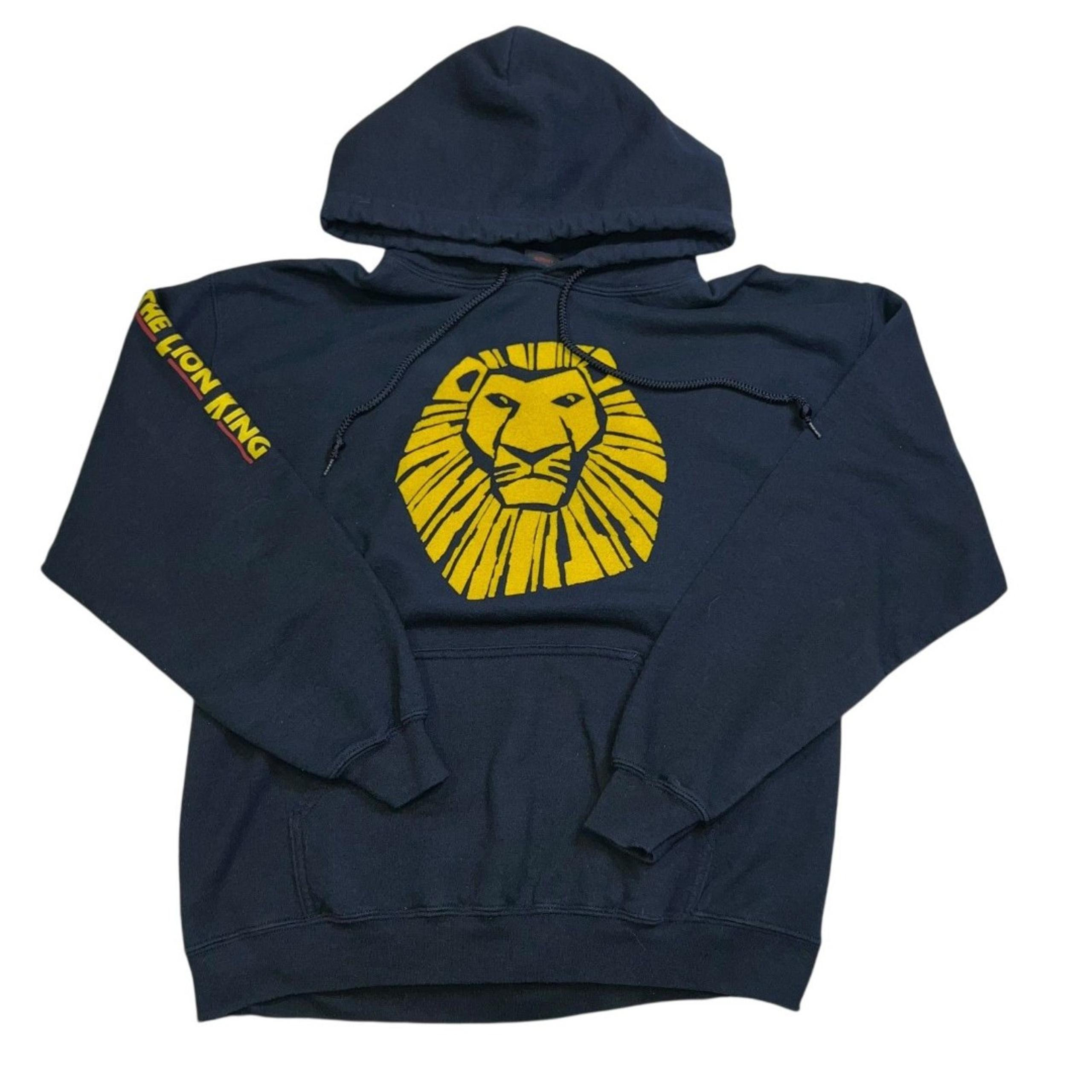 The Lion King Broadway Musical Hoodie Size Medium Black Pullover