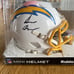 nfl autographed mini helmets speed chargers Asante Samuels Jr jsa certified