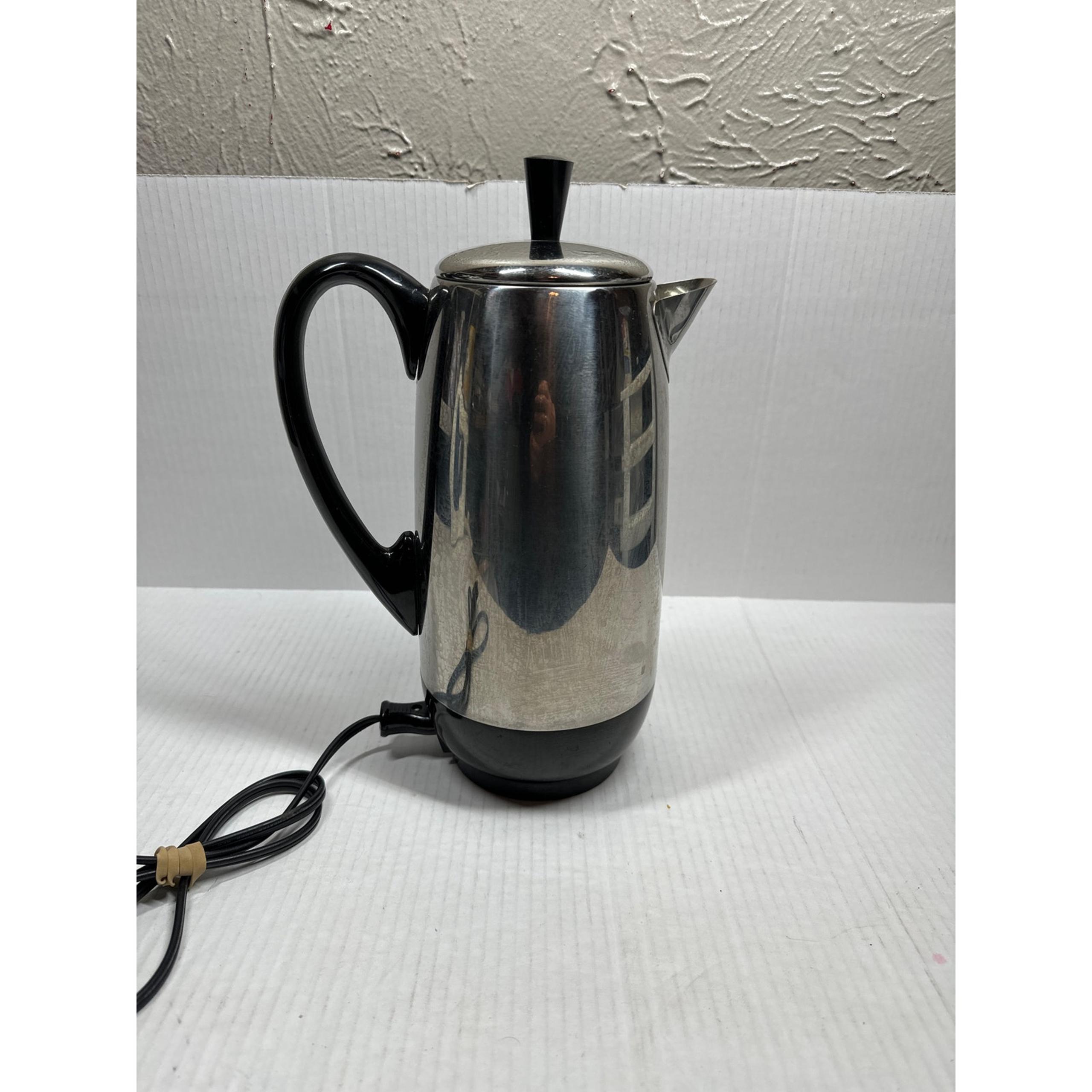 Vintage Farberware SuperFast 12-Cup Automatic Percolator Coffee Pot Model 142RS