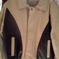 Sergio vadducci leather motorcycle jacket size sm