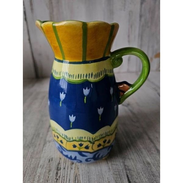 Cupcakes cartwheels hodges mini jug creamer flowers whimsical vintage