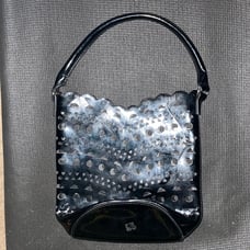 Black Lazercut Handbag