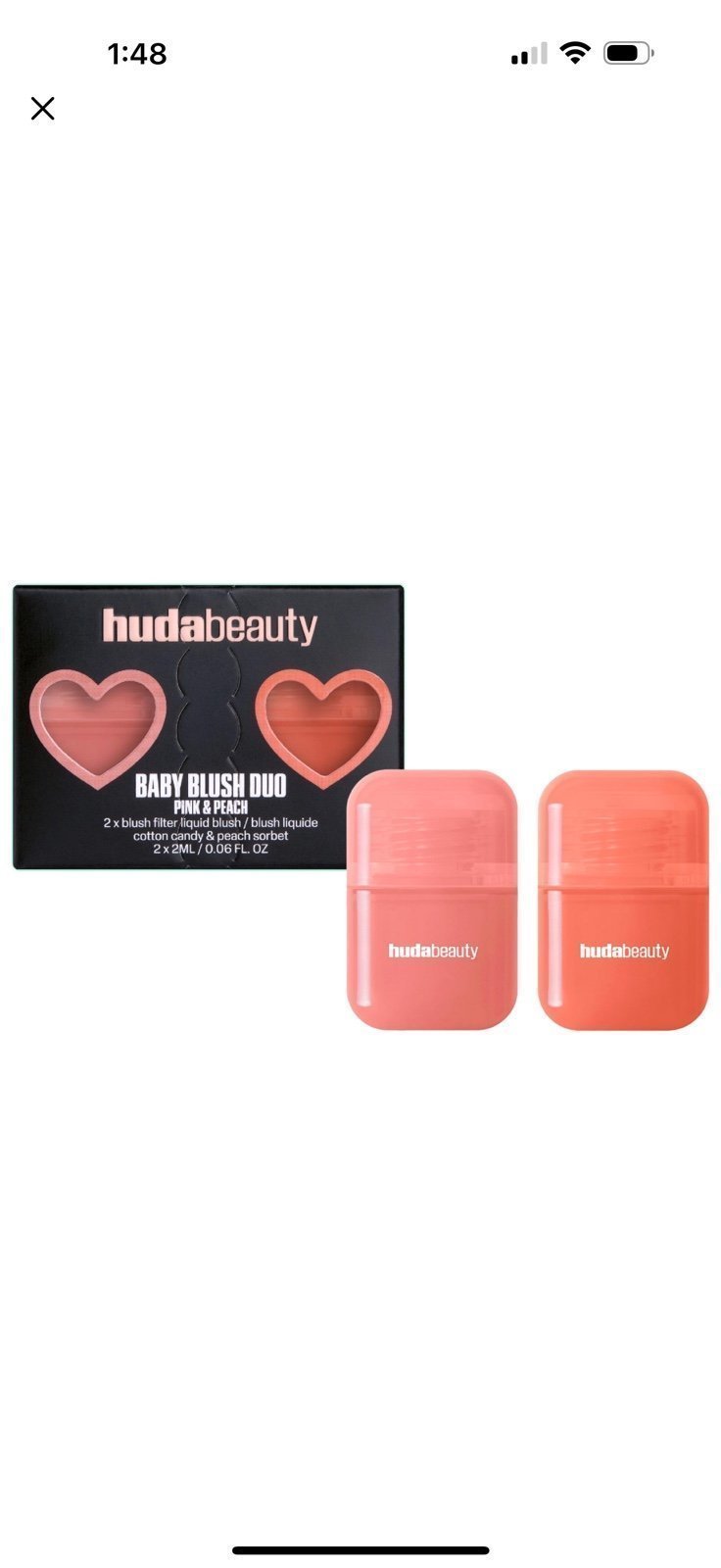 Huda Beauty Mini Blushes 2 Sets (read description for details)