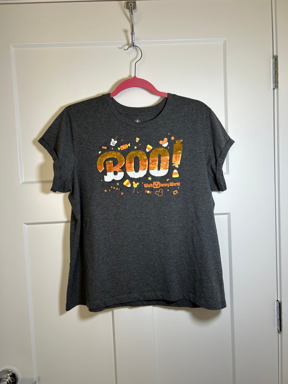 XL Disney Halloween sequin t shirt