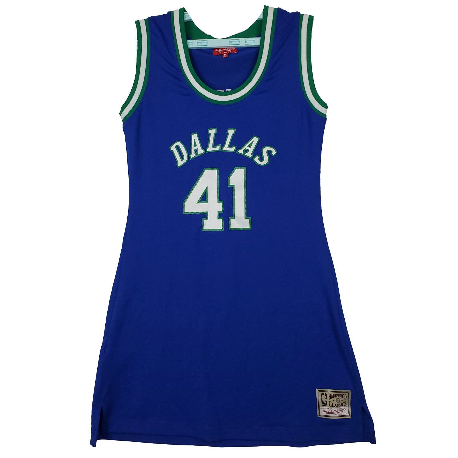 Dirk Nowitzki Dallas Mavs Mitchell & Ness NBA Womens Medium Jersey Dress #41 New