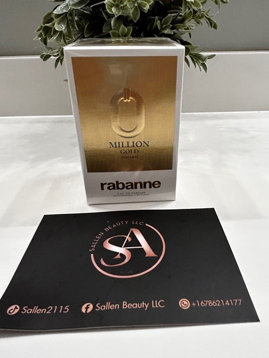 Rabanne Million Gold for Her Refillable Eau de Parfum 3.0z NEW AUTHENTIC