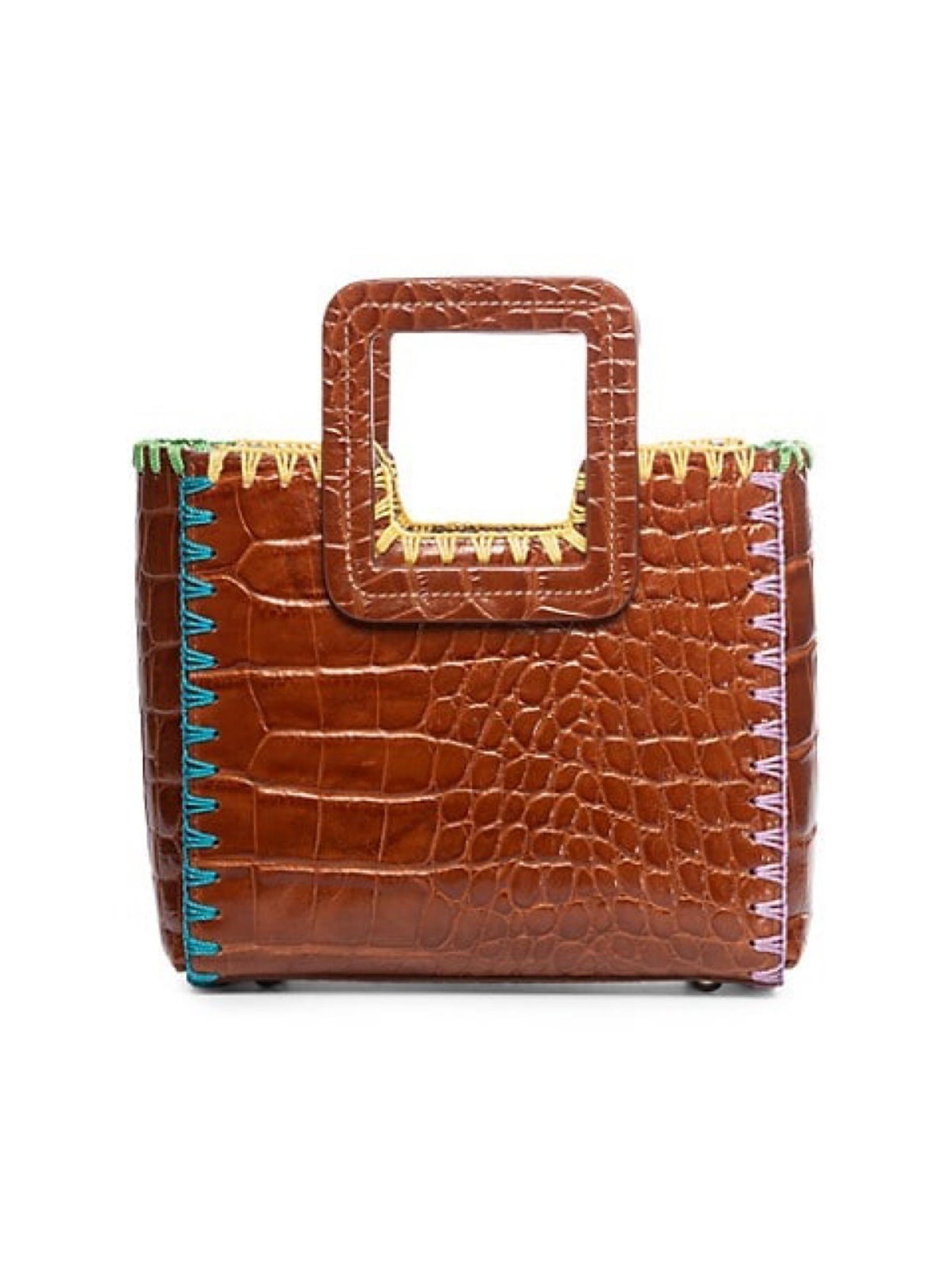 EUC Staud Mini Shirley Multicolor Crochet Bag