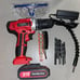 Cordless Power Drill Set: 21V Electric Drill with Fast Charger 3/8-Inch
