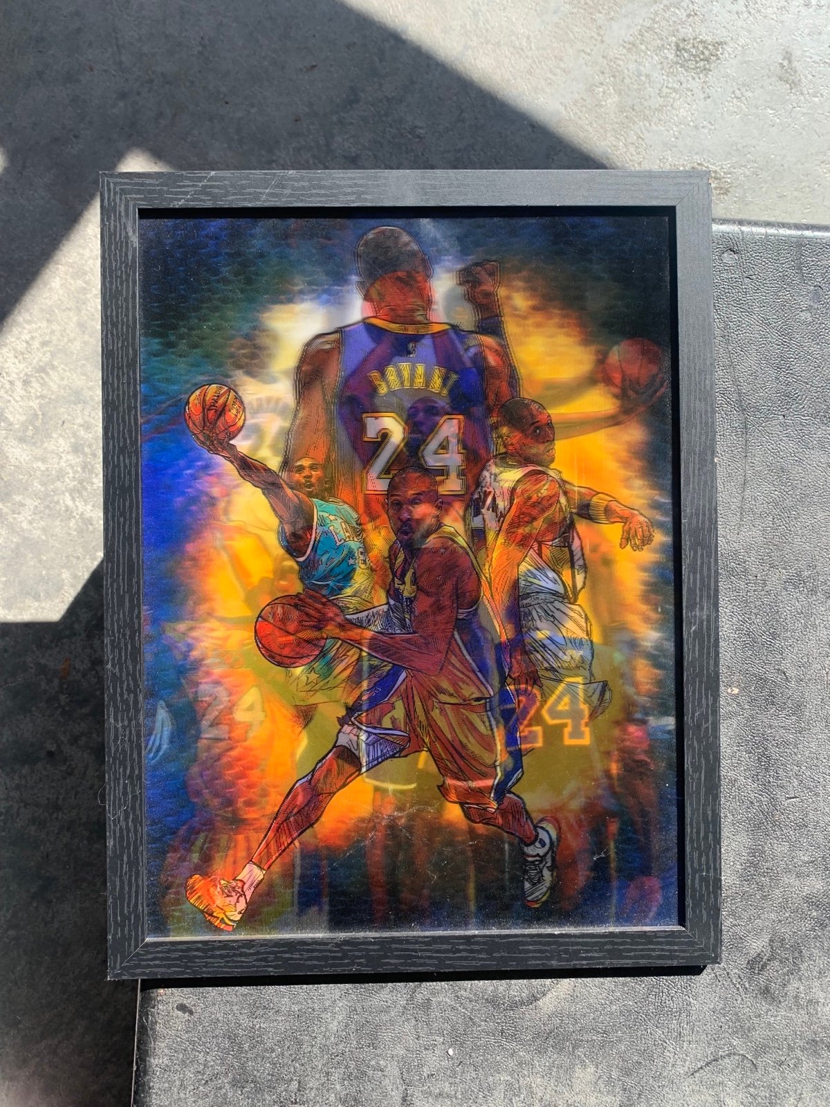 Kobe Bryant Framed 3D Photo Shifting Photo