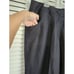 Ashley Stewart Wide Leg Linen Blend Pants Women's Plus size 14 Black Career EUC