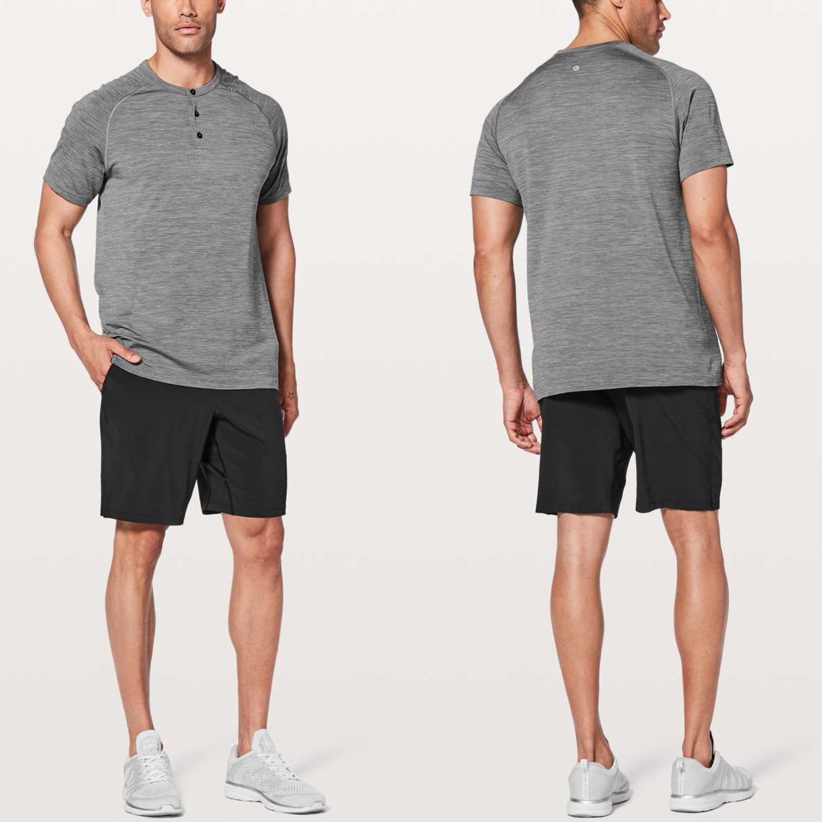 Lululemon T.H.E. Short Sz L *Linerless 9 Updated In Black