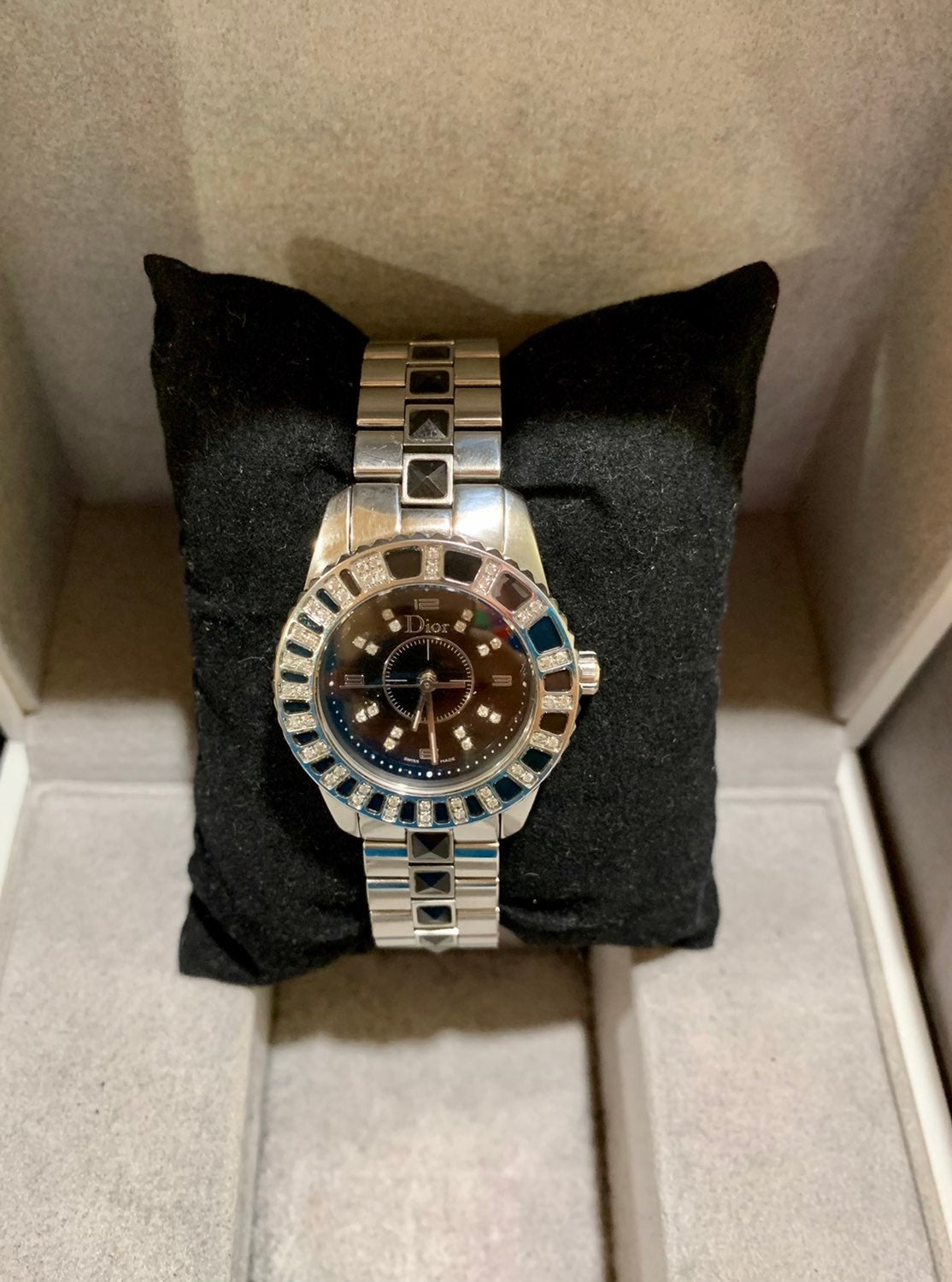 Authentic Christian Dior Diamond Watch