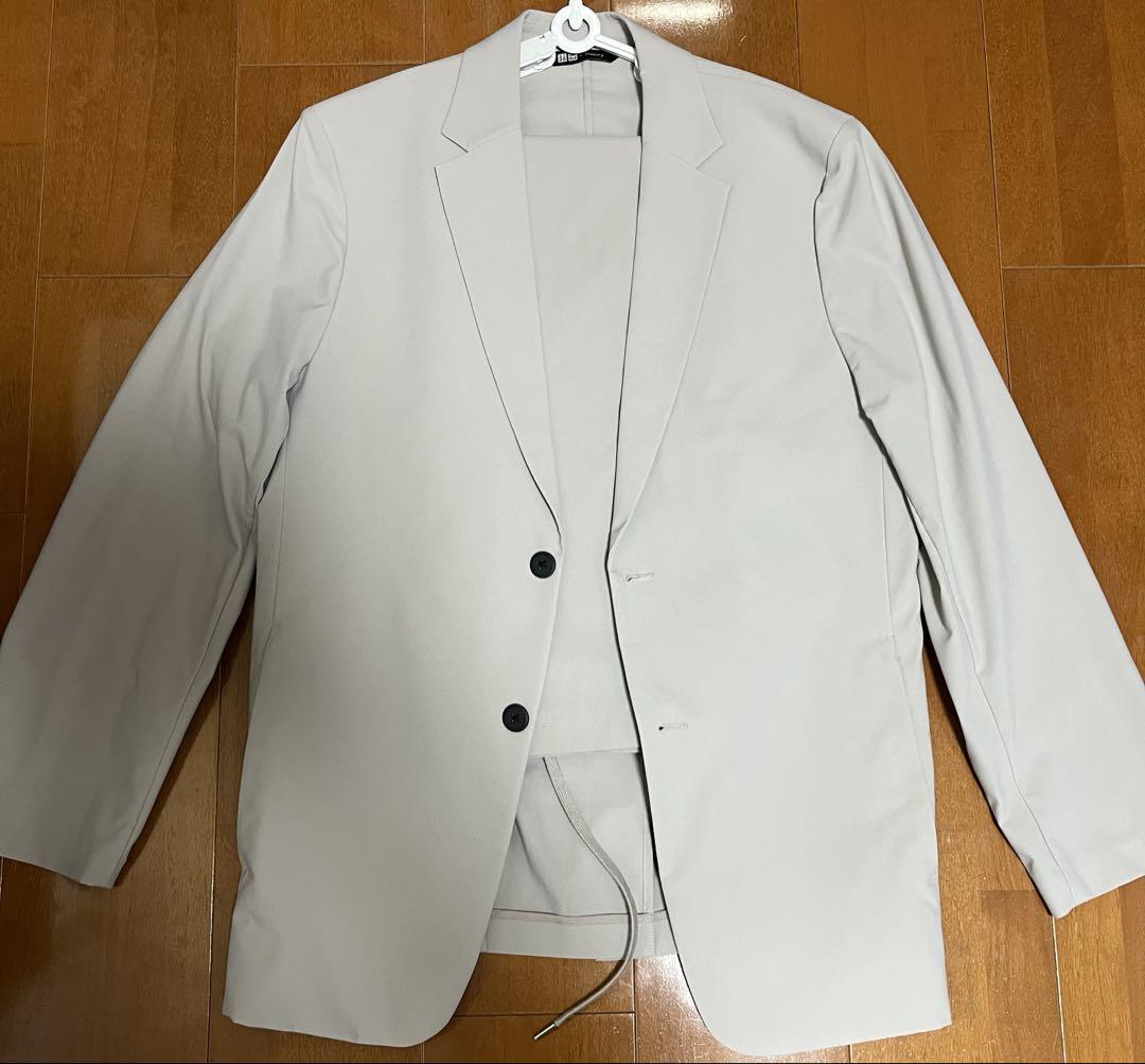 ✨Spring/Summer✨ Theory x Uniqlo感動 Jacket Set Up Lightweight Greige S