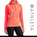 ATHLETA ATMOSPHERE ANORAK PULLOVER HOODIE/JACKET-BRIGHT NEON ORANGE-M