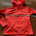 ATHLETA ATMOSPHERE ANORAK PULLOVER HOODIE/JACKET-BRIGHT NEON ORANGE-M