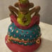 Vintage Clay Art Kabash Elephant Cookie Jar 2000