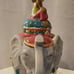 Vintage Clay Art Kabash Elephant Cookie Jar 2000