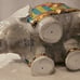 Vintage Clay Art Kabash Elephant Cookie Jar 2000