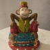 Vintage Clay Art Kabash Elephant Cookie Jar 2000