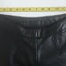 NWT Ladies Size 8 Adler Collection Black Leather Straight Leg High Waist Pants