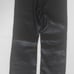 NWT Ladies Size 8 Adler Collection Black Leather Straight Leg High Waist Pants