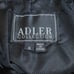 NWT Ladies Size 8 Adler Collection Black Leather Straight Leg High Waist Pants