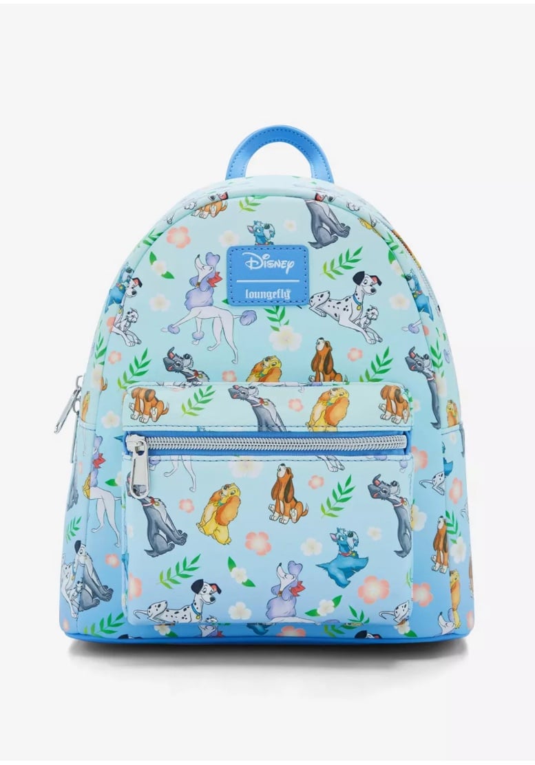Loungefly Disney Dogs Floral Mini Backpack NWT