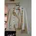We the Free People Military Ivory Double Breasted Buttoned Blazer Jacket WM SZ M