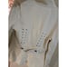 We the Free People Military Ivory Double Breasted Buttoned Blazer Jacket WM SZ M