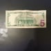 Super rare 2017 5 bill serial number 66666619