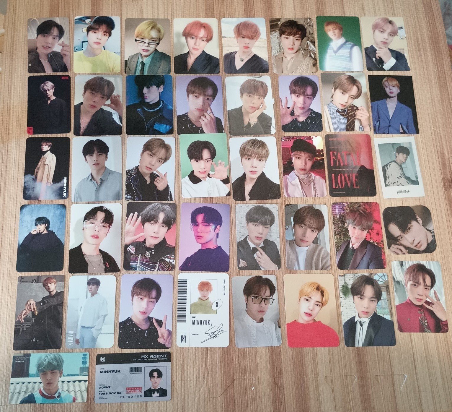 爆買いしたい set PC Minhyuk X Monsta (42 Cards Single - PCs) タレントカード